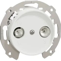Elso WDE011731 Antennensteckdose, Radio / TV, 862 MHZ Stichleitung, 3db, Renova Flush, weiß matt