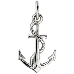 JOBO Ankeranhänger Anhänger Anker, 925 Silber silberfarben
