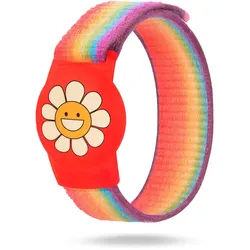 moex AirTag Tracker Armband für Kinder, Halterung am Handgelenk für Reisen und Ausflüge – Taggy