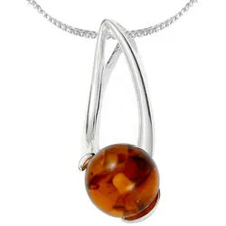 OSTSEE-SCHMUCK Kette mit Anhänger Ostsee-Schmuck Kette mit Anhänger Melina (2-tlg) silberfarben 42 cm