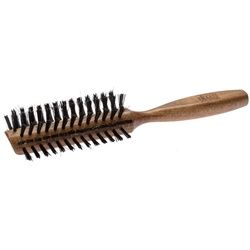 nippes Solingen Haarbürste halbrund, Borste Rosshaar/Nylon Mix, Buche braun Bürste 1 St Unisex
