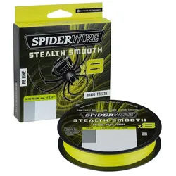 Spiderwire Angelschnur Spiderwire STEALTH SMOOTH 8 YELLOW 150m 300m, 0.05 m Länge, (150m oder 300m) 0.05 m