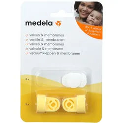 medela 2 Ventile und 6 Membranen für Milchpumpen