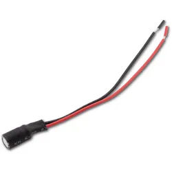 HIGHSIDER Kondensator 1000 μF, mit Kabel, schwarz-rot