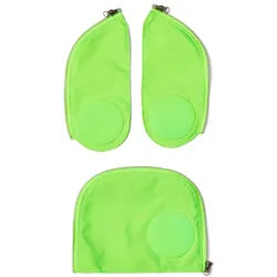 ergobag Schulzubehör Fluo Zip Set, 3-tlg. ab 2019 Grün