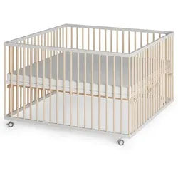 Sämann Babybett Sämann Laufgitter mit und ohne Matratze beige