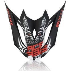 Acerbis Profile 4 Helmschirm, schwarz-weiss-rot für Männer