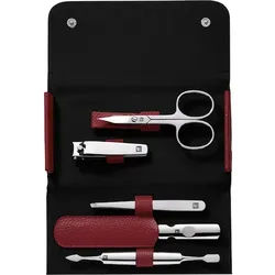 Zwilling-Beauty Manikuere SetsRotem Rindleder5-tlg. Maniküre/Pediküre-Etui 1 Stk.