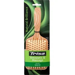 Trisa Natural Brilliance Haarbürste mit Holzbürsten