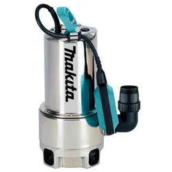 Makita Elektropumpe Elektro-Tauchpumpe »PF1110«, 1.100 W, 15.000 l/h, 2 Schlauchanschluss blau