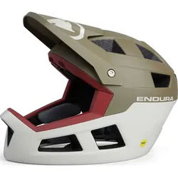 Endura Singletrack Full Face Mips Helmet tweed green S-M