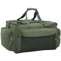 vidaXL Angelkoffer Angeltasche Wasserdicht Dunkelgrün Oxford-Gewebe grün