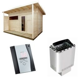 Sentiotec Sauna Komplettset Scala Large | Nordex Next | 5 Pers.