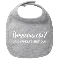 Bavariashop Lätzchen Lätzchen "Duziduzidu..." grau