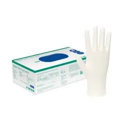 B. Braun Vasco® Nitril cloud-white Einmalhandschuhe, unsteril, Untersuchungs- und Schutzhandschuhe für die tägliche Anwendung, 1 Packung = 150 Stück, Größe M