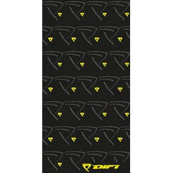 DIFI Logo Multifunktionstuch, schwarz-gelb für Männer