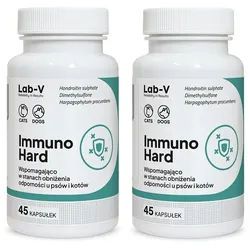 Lab-v Immuno Hard – Unterstützung des Immunsystems für Hunde und Katzen, 2x45 Kapseln