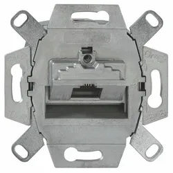 Rutenbeck 138104030 ClassEA iso-Anschlussdose, geschirmt, 1-fach, Unterputz, abbrechbarer Tragring für Stegversion, für Abdeckungen der Elektro-Installationsmaterial-Hersteller