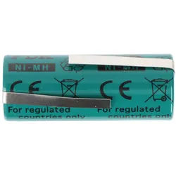 Akku NiMH 4/5A, 43x17mm passend für elektrische Zahnbürsten der Braun Oral-B Triumph Serie (bitte Maße 43x17mm prüfen)