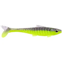 Zeck Fishing Kunstköder, Zeck UBS Baby Rippler 10cm Purple Chartreuse Gummifisch 10 cm