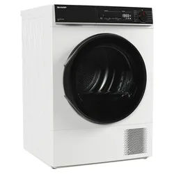 Sharp Wärmepumpentrockner KD-PRO9S7GWB-DE, Programmknebel und SoftTouch-Bedienung mit LED-Display weiß