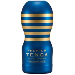 Tenga Premium Original Vacuum Cup Vibrator 1 St blau