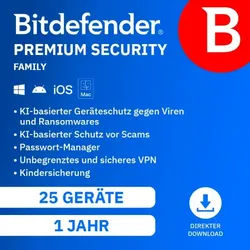 Bitdefender Premium Security Family 2026