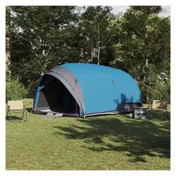 furnicato Innenzelt Outdoor Tunnelzelt Blau 410 x 285 x 198 cm, (1 tlg) blau 285 cm x 410 cm x 198 cm