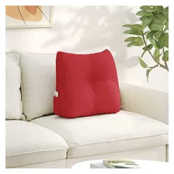 vidaXL Rückenkissen, Rücken Kissen Rot 45 x 24 x 50 cm Stoff rot
