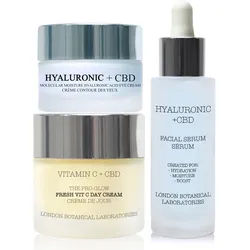 London botanical loboratories Hyaluron + CBD Gesichtspflege Set 100 ml Unisex
