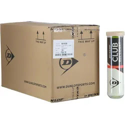 Dunlop Tennisbälle Club Allcourt (Standard-Trainingsball) Dose 18x4er im Karton