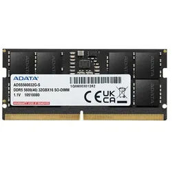 SODIMM DDR5-5600 - 32GB - CL46 - Single Channel (1 pcs) - Schwarz