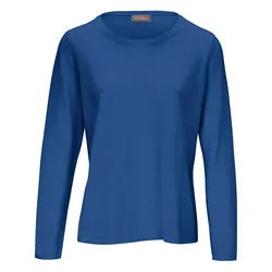 Le pull encolure ronde include bleu