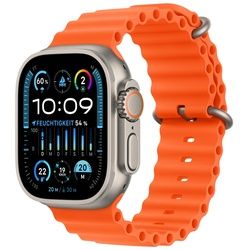 AppleWatch Ultra 2 Titanium Cellular 49mm Ocean Orange MREH3FD/A