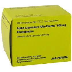 Alpha Liponsäure Aaa Pharma 600 mg Filmtabletten