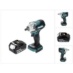 Makita Akku-Schlagschrauber DTW 300 F1 Akku Schlagschrauber 18 V 330 Nm 1/2" Brushless + 1x Akku