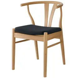 Hammel Furniture Stuhl Freja, Massivholz Stuhl mit gepolstertem Sitz – komfortabel & robust, Massivholz, gepolsterte Sitzfläche, versch. Farbvarianten grau