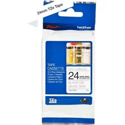 Brother Druckerband P-touch TZEN251 white/black (8m x 24mm)