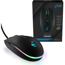 MediaRange MRGS202 Gaming Mouse mit 6 Tasten und RBG-Beleuchtung
