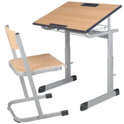 neigbarer Einerschülertisch