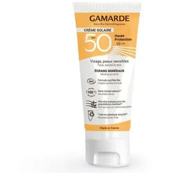 Gamarde Sonnenschutzpflege, Bio, Sonnenschutz, Sonnenschutzcreme, für Gesicht, SPF 50, 40 ml