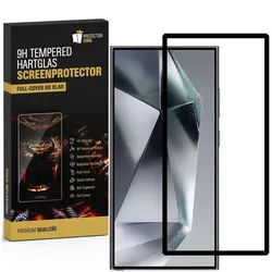 3x 9H Panzerglas für Samsung Galaxy S25 Ultra FULL COVER HD KLAR Montagehilfe echtes Tempered Glass Displayschutz Schutzglas Schutzfolie Screen-Protector