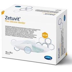 HartMänner Zetuvit® Plus Silicone Border Wundauflage 20x25 cm 1 St