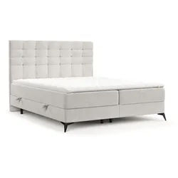 BOXBETT Niro 120/200 cm Creme im Bonita Stoff