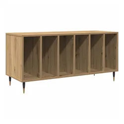 vidaXL TV-Schrank 100 x 38 x 48 cm Sideboard Schallplattenschrank Artisan Oak 100x38x48 braun