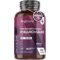 WeightWorld Hyaluronsäure Kapseln 120 St