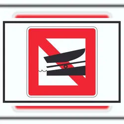 HB-Druck Ein- und Auswassern verboten Symbol A3 (297x420mm)