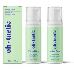 ohtastic 2in1 Sensitiv Wash & Shaving Gel Duschgel 2x50 ml