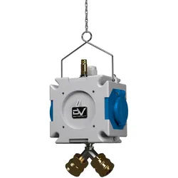 Energiewürfel Stromverteiler mDV 2x230V/16A für Druckluft ∅8mm Doktorvolt 2749