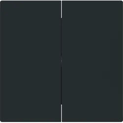 Busch-Jaeger 1785-45M Wippe 2-fach, schwarz matt, Busch-art linear
